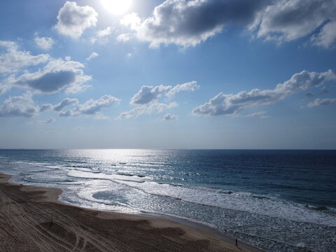 ASHDOD CITY BEACH LINE DRONE CAPTURE