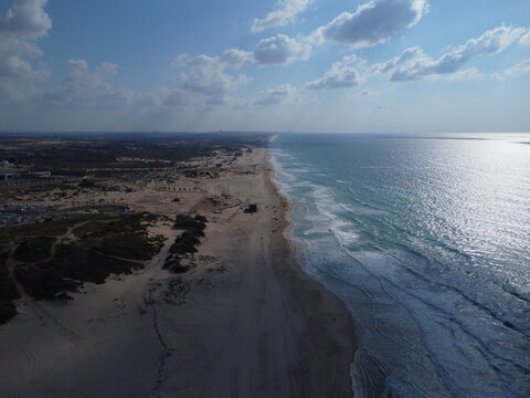 ASHDOD CITY BEACH LINE DRONE CAPTURE