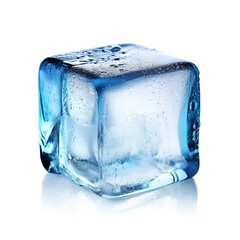 Obraz premium ice cube isolated on white