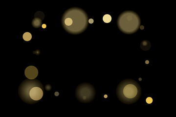 Gold glitter confetti, great design for any purpose. Party decor.