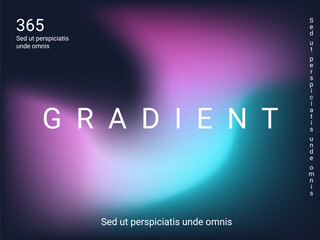 Liquid on colorful background. Bright mesh blurred pattern in pink, blue, green tones.