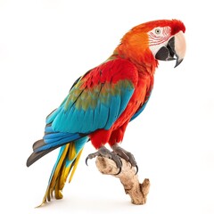 Fototapeta premium red and yellow macaw