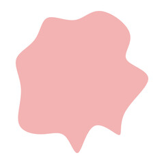 pink abstract shape