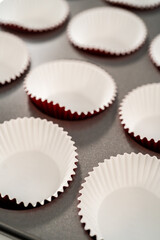 Chocolate peppermint cupcakes