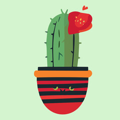 Adorable Prickles: Picture of Cute Cactus Collection