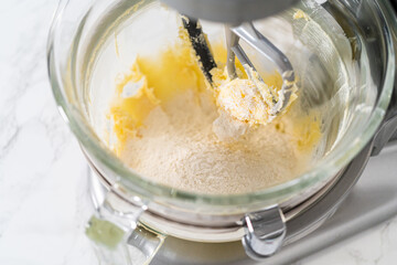 Panda shaped shortbread cookies with chocolate icing