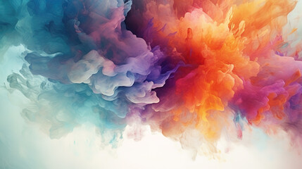 wallpaper artwork of foggy smoke colors, ai generated image
