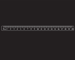 Fototapeta premium Ruler in isolate on a white background. Vector illustration