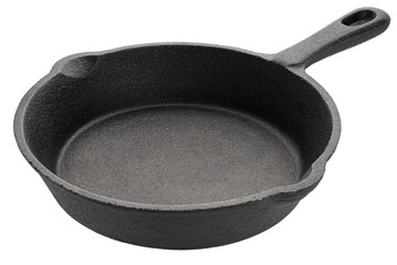 Empty round frying pan