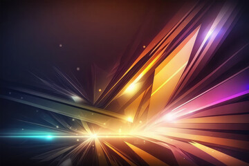 abstract background banner gradient color with bokeh glitte background