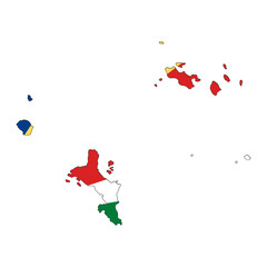 Seychelles flag simple illustration for independence day or election