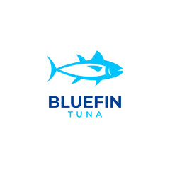 Tuna Fish Logo Design Concept Vector Illustration Symbol Icon