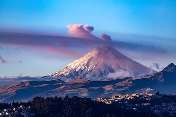 Cotopaxi volcano from Quito