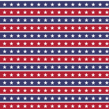 4th of july american flag star pattern background