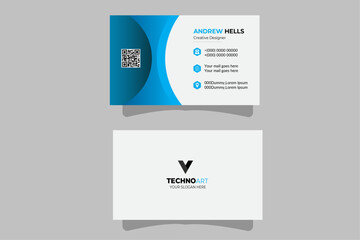 Modern business card design template