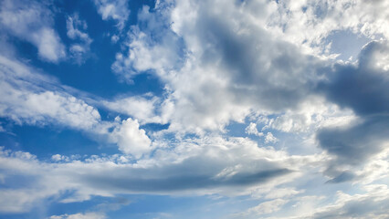 sky blue clouds wallpaper cloudy