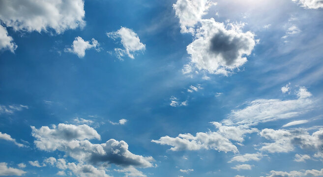 sky blue clouds wallpaper cloudy