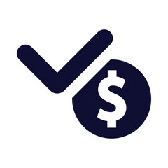 Approved, choice, financial, Approved Payment icon
