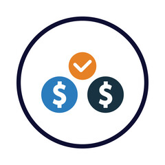 Approved, choice, financial, Approved Payment icon
