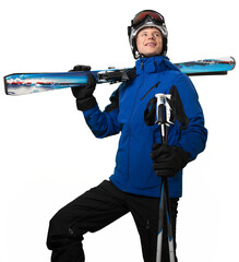 Male skier