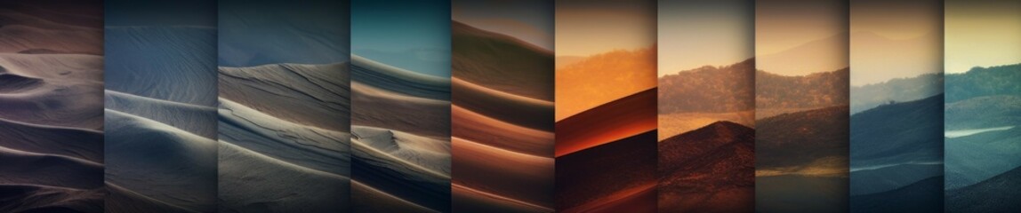 Abstract landscape background texture. Generative AI