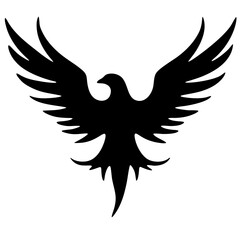 Fototapeta premium eagle with wings
