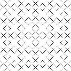 Vector seamless texture. Modern geometric background. Mesh with squares.