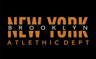 Vintage typography college varsity New York City state slogan print for graphic tee t shirt or sweatshirt