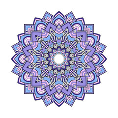 Vector decorative pupal and yellow mandala illustration with mandala background. Arabesque pattern arabic islamic style design