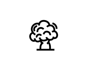 Tree logo, tree icon, bonsai tree, tree symbol, vector logo, icon, illustration, plants