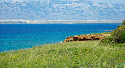coastal landscape in northern croatia