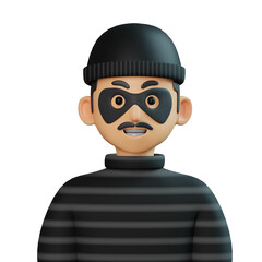 Thief man 3D Avatar