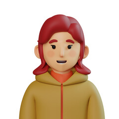 yellow girls 3D Avatar