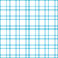 Gingham seamless pattern.Blue background texture. Checked tweed plaid repeating wallpaper. Fabric design.