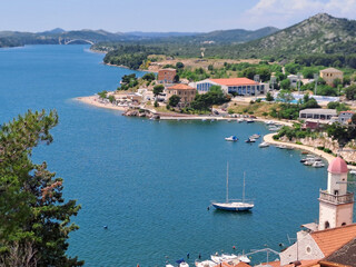 Obraz premium coastal landscape in dalmatia in croatia