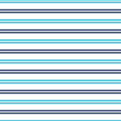 Striped seamless pattern with blue horizontal line. Fashion graphics design for t-shirt, apparel and other print production. Strict graphic background. Retro style.