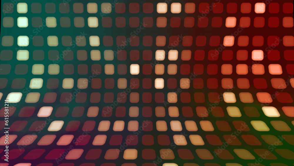 Poster background with an abstract technological multicolor squire pattern. vector background for an abstra