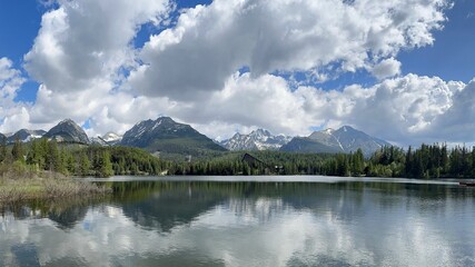 Štrbské pleso in High Tatras, Slovakia