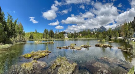 Štrbské pleso in High Tatras, Slovakia