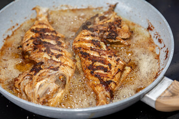 Clean and seasoned Peroá fish (Balistes capriscus) . Typical fish from the coast of Espírito Santo (Capixaba) Brazil, known as 