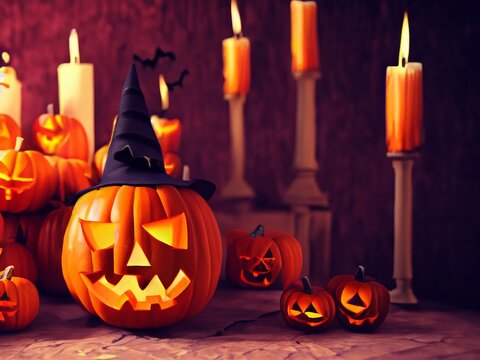 ai generated Halloween illustration