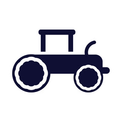 Farm Machinery, Tractor, Wheeled tractor, Agriculture, Farm, Work tractor icon