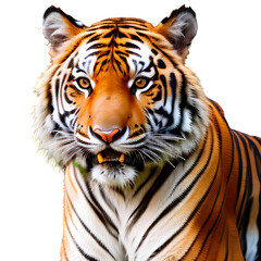 Fototapeta na wymiar tiger head isolated png