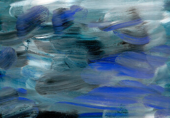 Gray blue green acrylic oil painting texture