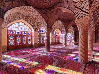 Fototapeta na wymiar Masjids typically feature a designated prayer hall