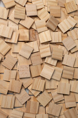 wooden blocks,Wood texture - Ecological background,scattered wooden blocks a lot of flat blocks