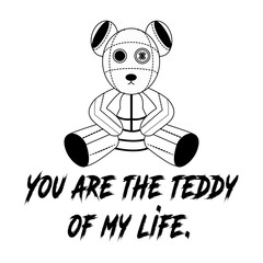 graphic t shirt bear drawing pattern and background design