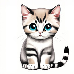 Illustration of cute cat