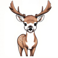 Illustration of a deer