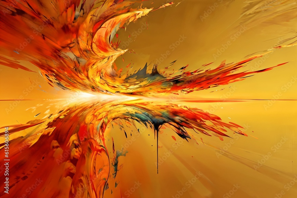 Poster abstract grungy texture illustration digital art 
pattern wallpaper colorful background artwork generative ai
